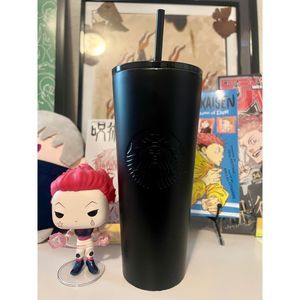 Rare 2018 Starbucks “Ken” Flat Matte Black 24 Fl Oz Stainless Steel Tumbler